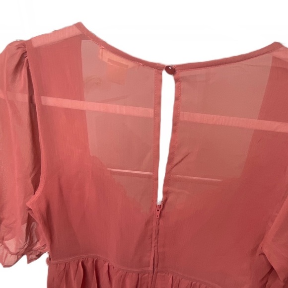 Altar’d State Lesley Ruffle Dress Sz L - Picture 4 of 5